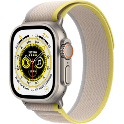 Apple Watch Ultra 49mm Trail Loop Gelb/Beige