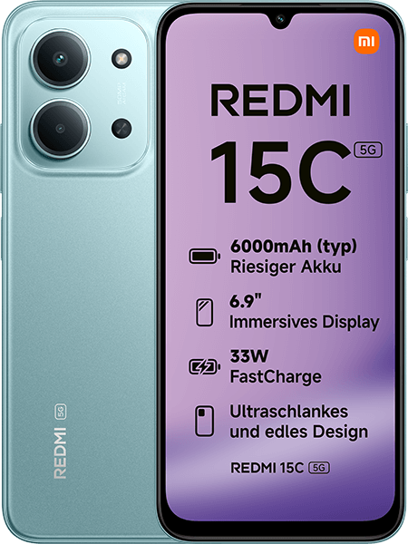 Xiaomi Redmi 15C 5G 128GB Mint Green