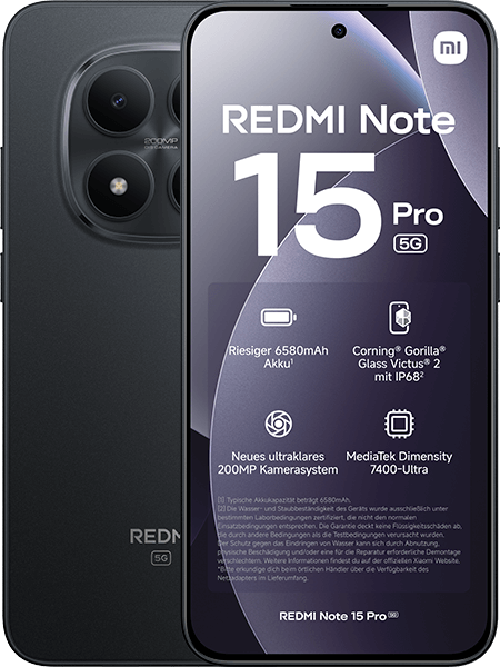 Xiaomi REDMI Note 15 Pro 5G 256GB Black Xiaomi REDMI Note 15 Pro 5G 256GB Black