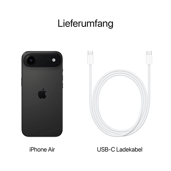 Apple iPhone Air 256GB Space Schwarz #4