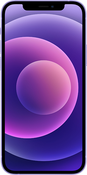 Apple iPhone 12 128 GB Violett Bundle mit 5 GB LTE